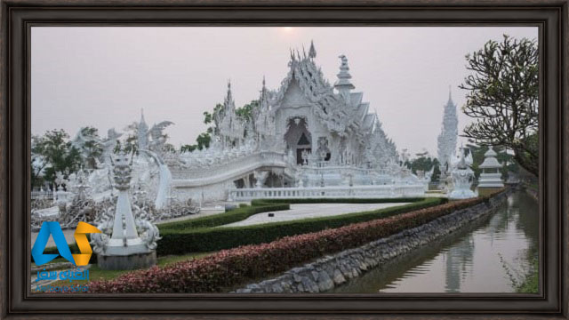 معبد وات رونگ معروف به معبد سفيد در چيانگ راي تايلند