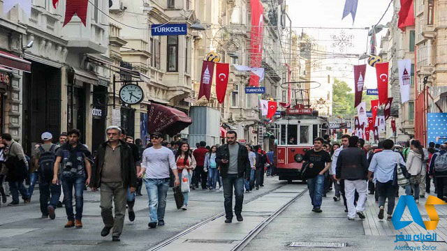 خيابان استقلال استانبول تركيه
