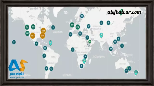 دستگاه های atm بیت کوین در دنیا