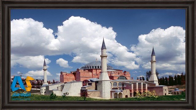 مسجد ایاصوفیه استانبول در پارک مینیاتوری مینیاتورک استانبول