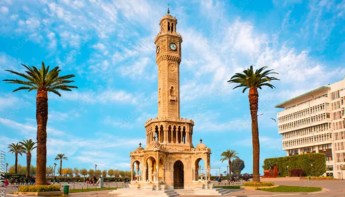 برج ساعت ازمیر از جاهای دیدنی ترکیه