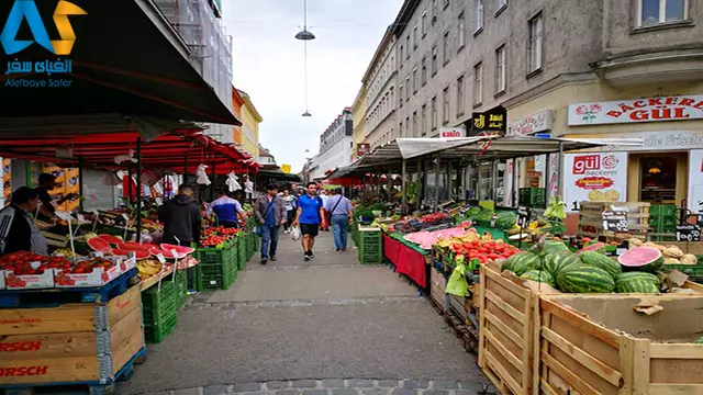 بازار ترکی Brunnenmarkt وین،الفبای سفر