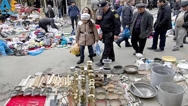 بازار سمساری روسی ،باکو-الفبای سفر