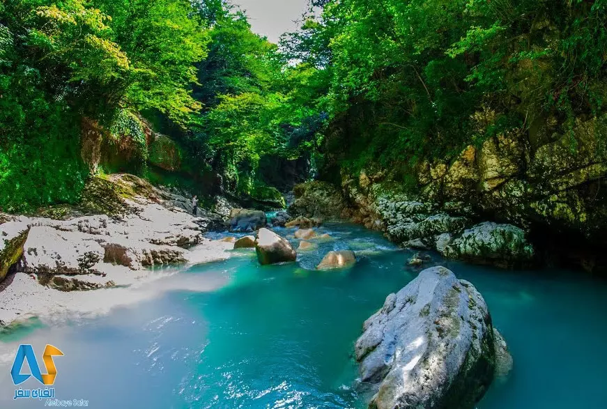 تنگه مارتویلی گرجستان-الفبای سفر