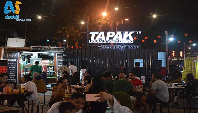 رستوران TAPAK URBAN STREET DINING،کوالالامپور-الفبای سفر