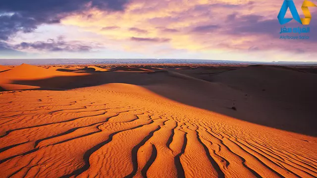 شن های روان صحرای نامیب در نامیبیا