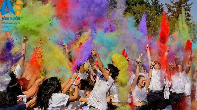 فستیوال رنگ یکی از فستیوال های تابستانی در ارمنستان