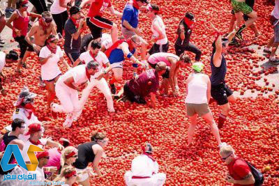 فستیوال گوجه فرنگی در اسپانیا-الفبای سفر