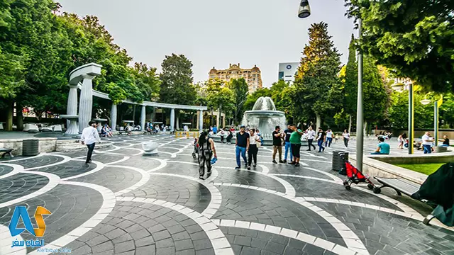 میدان فواره ها،باکو-الفبای سفر