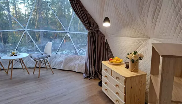نمایی از داخل ایگلوها در مورمانسک