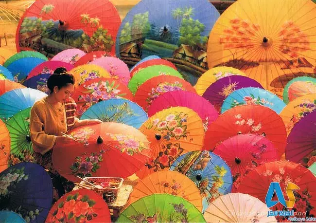 چتر تایلندی-الفبای سفر