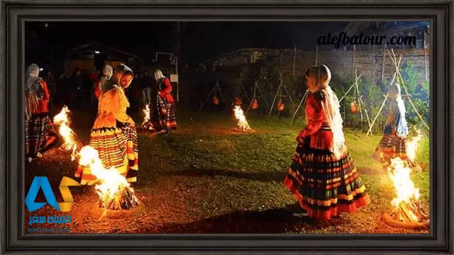 چهارشنبه سوری در گیلان
