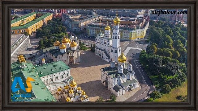میدان کلیسای جامع در کرملین روسیه