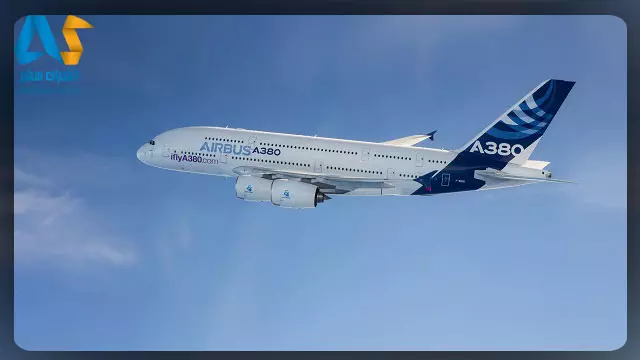 ایرباس A380 در آسمان