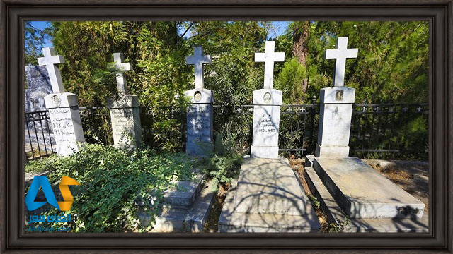قبرهاي مسيحيان در قبرستان ارامنه مشهد مقدس