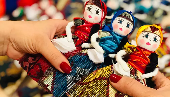 عروسک های دست ساز از ارزانترین سوغات ارمنستان