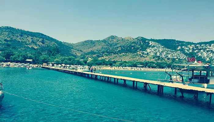 ساحل شتر بدروم از جاهای دیدنی ترکیه
