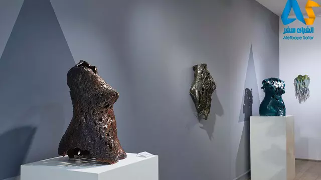 مجسمه های هنری در گالری هنری فان ا پارتر دبی