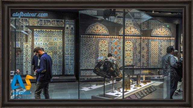 کاشی های ایرانی در موزه لوور پاریس فرانسه