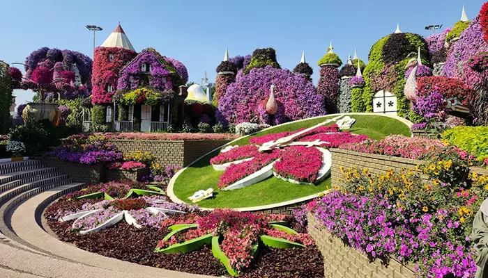 باغ گل معجزه دبی از جاهای دیدنی دبی