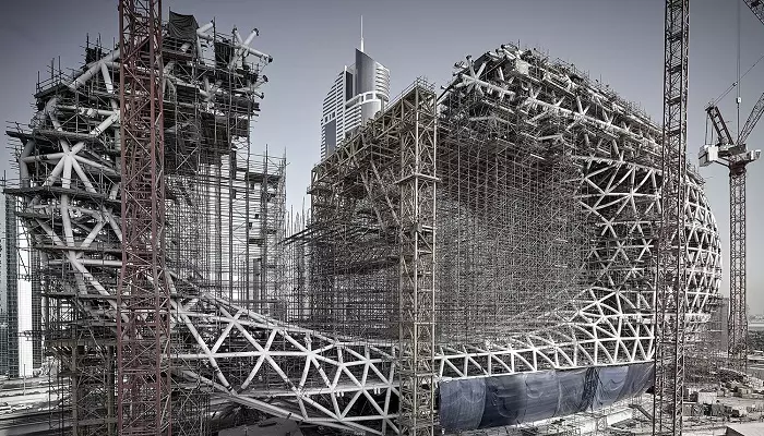 عکس از زمان ساخت موزه آینده دبی