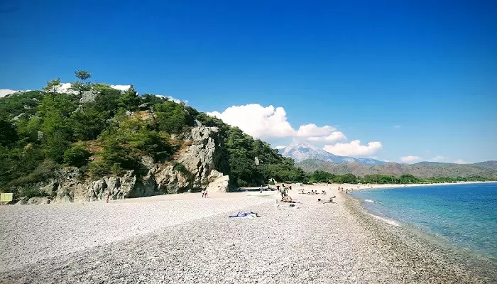 ساحل الیمپوس از سواحل مختلط انتالیا