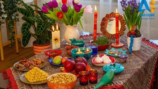 سفره هفت سین در عید پارسی