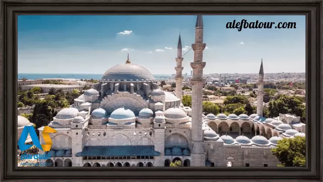 نمایی از مسجد سلیمانیه