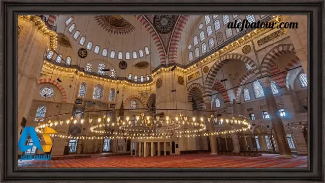 داخل مسجد سلیمانیه