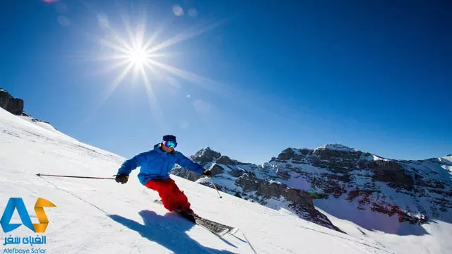 اسکی سرعتی در مجموعه گردشگری شهداگ آذربایجان