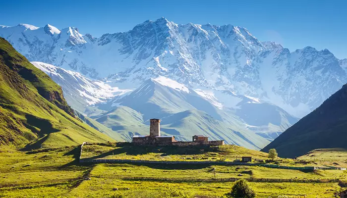 منطقه اوشگولی در سوانتی گرجستان