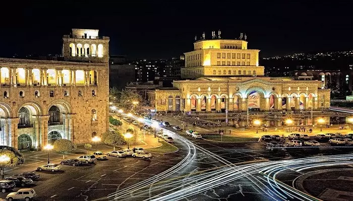 میدان جمهوری از جاهای دیدنی ایروان