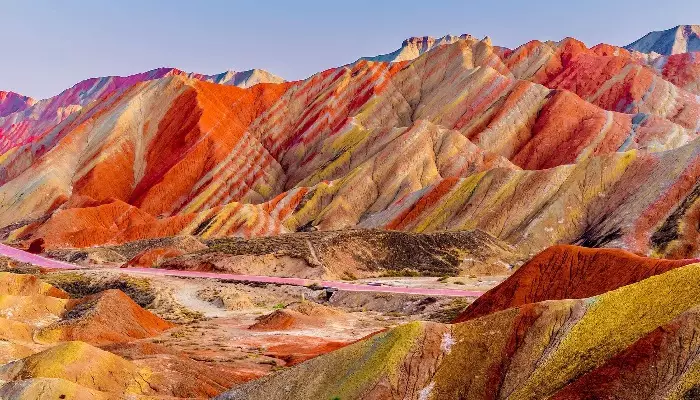 کوه های رنگین کمانی ژانکی دانگسیا چین