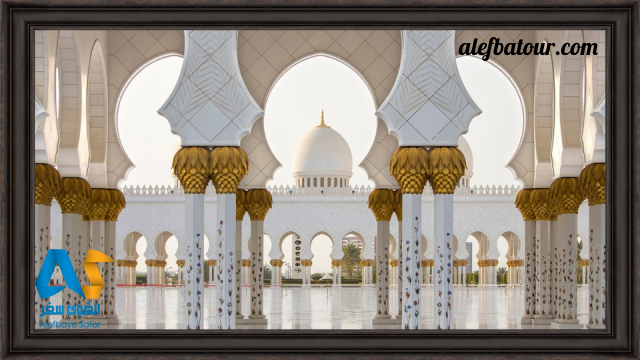 معماری دیدنی مسجد شیخ زائد