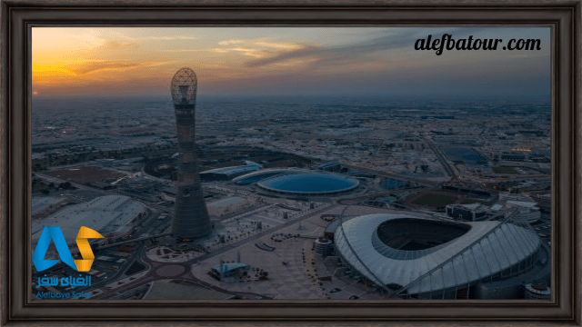 نمایی دیدنی از استادیوم خلیفه قطر