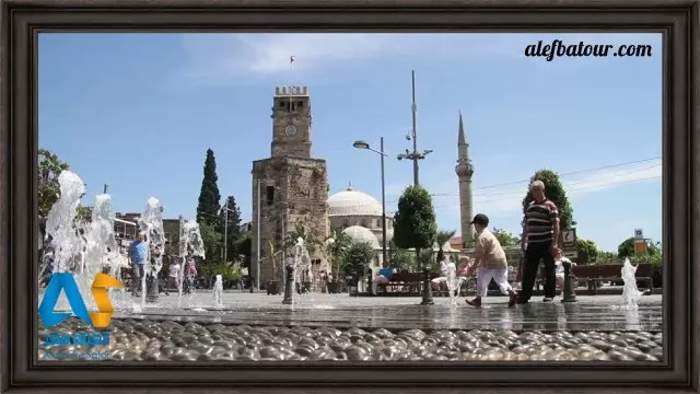 اطراف برج ساعت آنتالیا