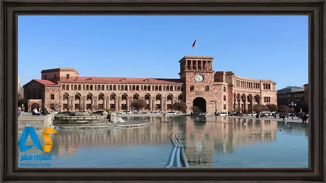 عکس میدان جمهوری ایروان در ارمنستان