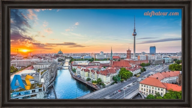 نمایی زیبا از شهر برلین آلمان