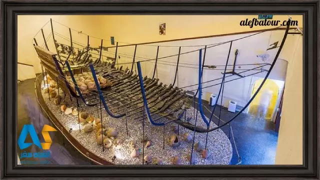 اشیای داخل موزه دریایی بدروم