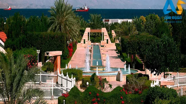 محوطه هتل 5 ستاره مارینا پارک کیش