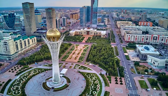 فاصله ایران تا قزاقستان