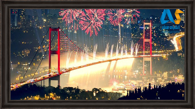 آتش بازي در جشن فتح عثماني استانبول