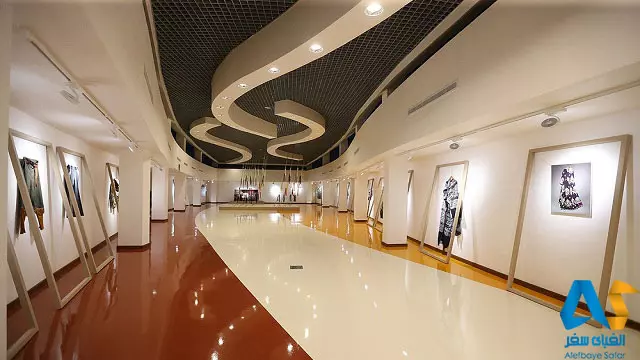 راهرو و آثار در موزه خلیج فارس کیش