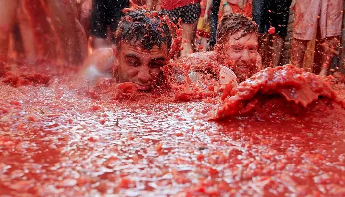 فستیوال گوجه فرنگی در اسپانیا