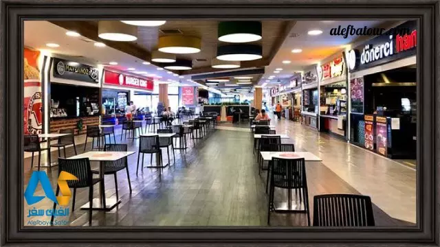 فودکورت و رستوران های پاساژ میگروس آنتالیا