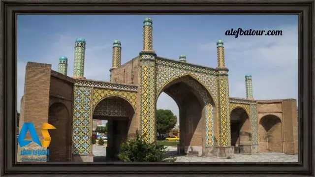 دروازه تهران قدیم در خیابان تهران قدیم قزوین
