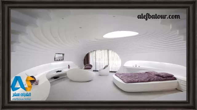 معماری داخل هتل بارین شمشک