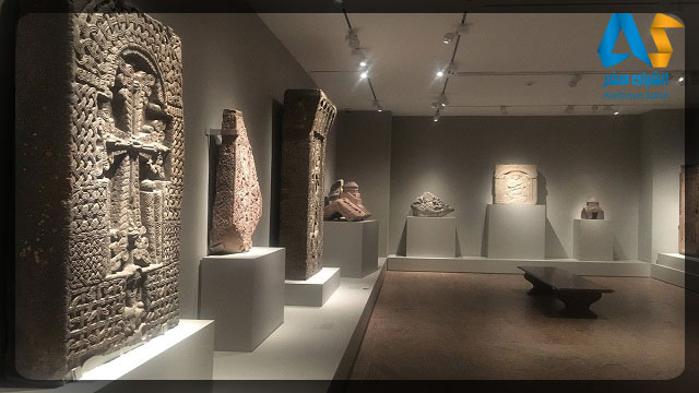 سنگ های باستانی کشف شده موجود در موزه تاریخ ارمنستان