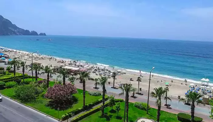ساحل اوبا در آلانیای آنتالیا