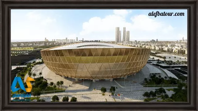 نمایی از استادیوم لوسیل قطر